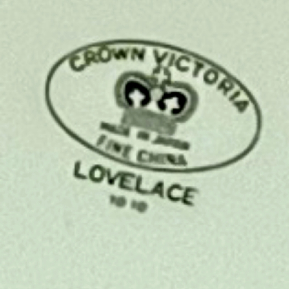 Crown Victorian Lovelace fine china